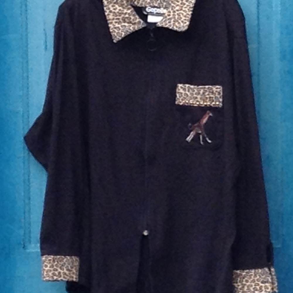 Gepetto Animal Print Top